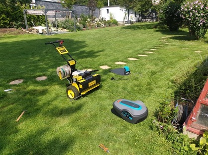 Instalace roboticke sekacky Gardena  Smart zahrady Polna 